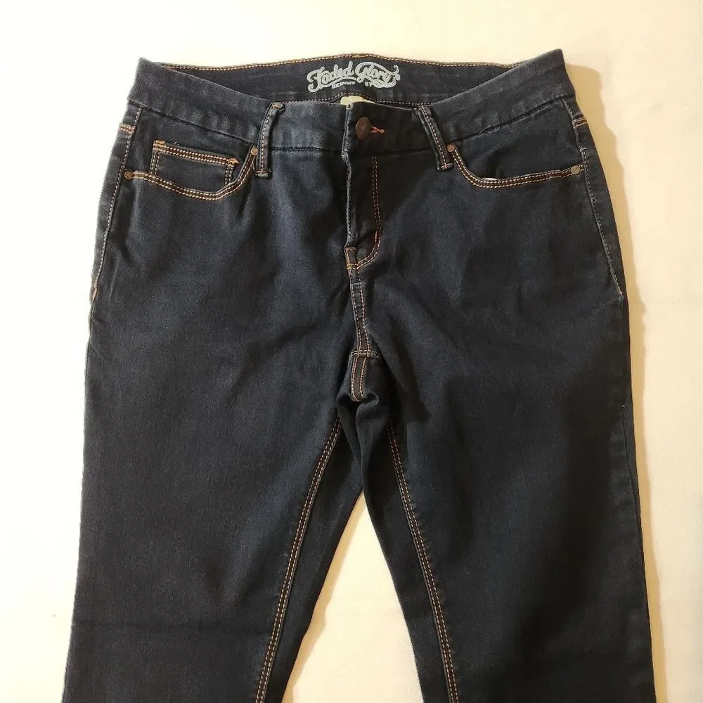 Faded‎ Glory Dark Blue Skinny Jeans Size 8 Petite